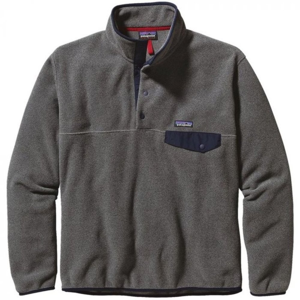 Patagonia Synchillla Grey Fleece Pullover Small